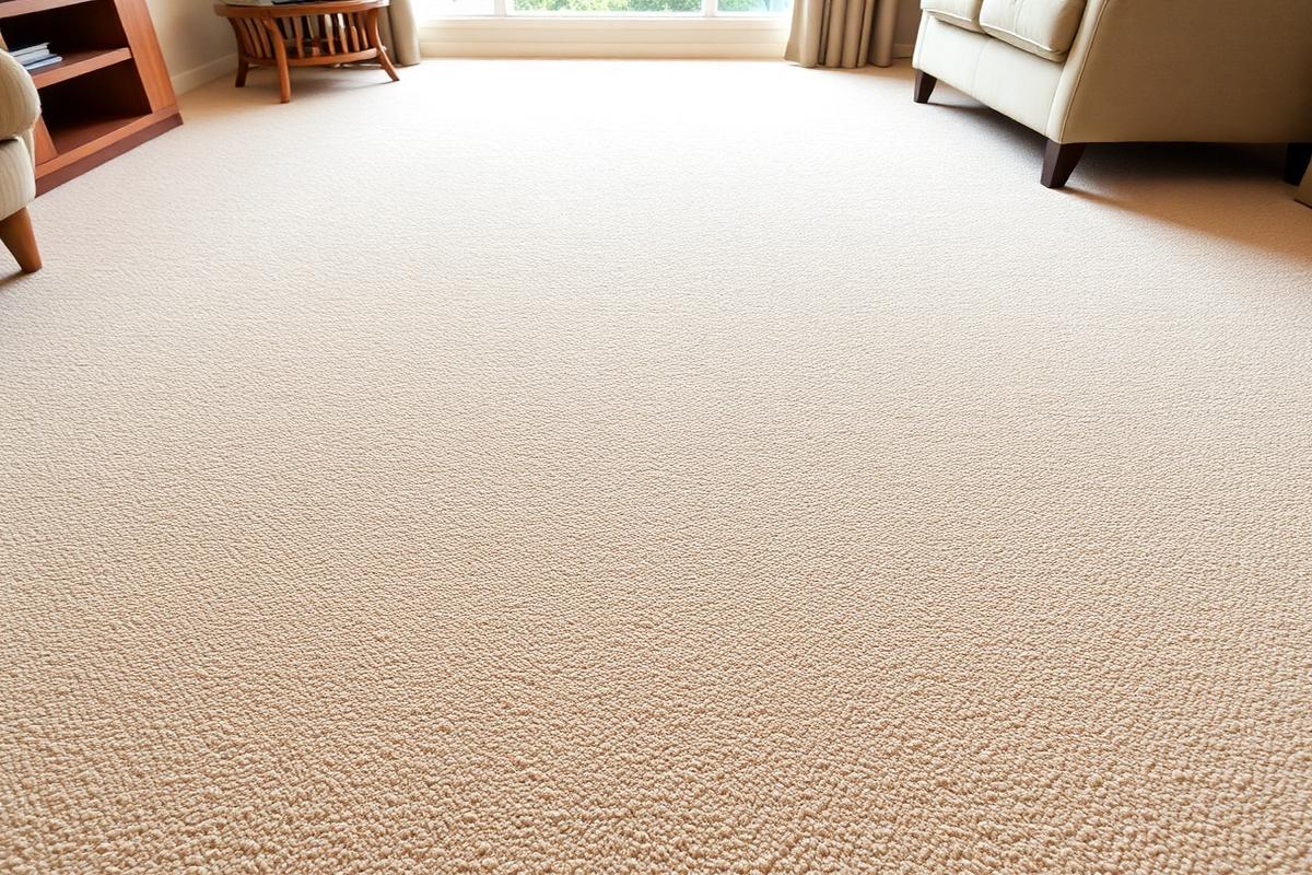 Carpet after professional deep cleaning — bright and spotless